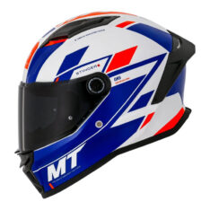 CAPACETE MT STINGER 2 ZIVZE E7 AZUL BRANCO