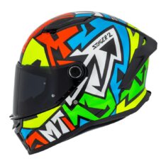 CAPACETE MT STINGER2 MELD E3 AZ/BC/VM 58