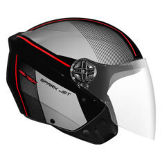 CAPACETE EBF ABERTO JET VOLT PFO/VM 56