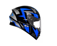 CAPACETE XTROY FF526 CRUSH PRETO AZUL