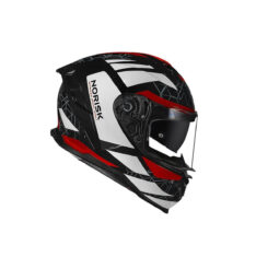 CAPACETE NORISK STRADA2 EVOQUE PRETO VERMELHO