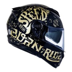 CAPACETE NORISK ARTICULADO FORCE BORN DOURADO