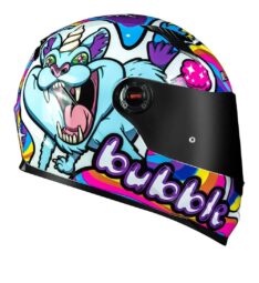 CAPACETE LS2 FF358 BUBBLE BRANCO