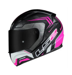 CAPACETE LS2 RAPID DOOM PRETO ROSA
