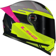 CAPACETE LS2 FF358-S DIGITAL PT/AMA 56