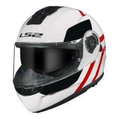 CAPACETE LS2 ARTICULADO FF908 STROBE2 AUTOX BRANCO