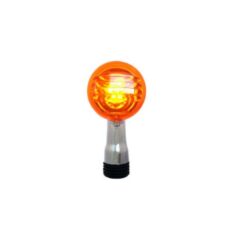 PISCA LED INTRUDER 125 CROMADO LENDE LARANJA
